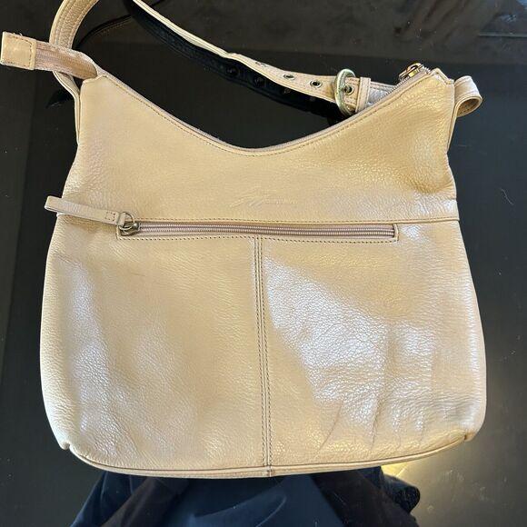 Stone & CO Leather Shoulder Handbag Purse Tan Adjustable‎ Strap - Picture 4 of 11